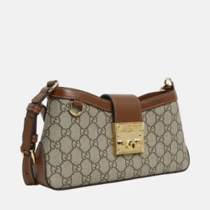 Bolsa de ombro em pele Gucci